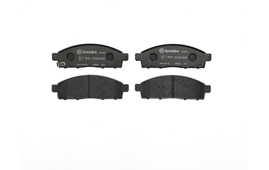 Brake Pad Set, disc brake P 54 038 Brembo, Image 3