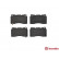 Brake Pad Set, disc brake P 54 039 Brembo, Thumbnail 3