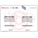 Brake Pad Set, disc brake P 54 039 Brembo, Thumbnail 3