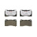 Brake pad set, disc brake P 54 039X Brembo, Thumbnail 4