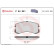 Brake Pad Set, disc brake P 54 041 Brembo, Thumbnail 3