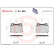 Brake Pad Set, disc brake P 54 052 Brembo, Thumbnail 3