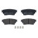 Brake Pad Set, disc brake P 54 063 Brembo