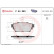 Brake Pad Set, disc brake P 54 063 Brembo, Thumbnail 2