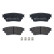 Brake Pad Set, disc brake P 54 063 Brembo, Thumbnail 2
