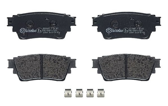 Brake Pad Set, disc brake P 54 063 Brembo, Image 2