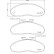 Brake Pad Set, disc brake P 56 019 Brembo, Thumbnail 3