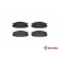 Brake Pad Set, disc brake P 56 020 Brembo, Thumbnail 2