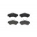 Brake Pad Set, disc brake P 56 022 Brembo