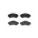 Brake Pad Set, disc brake P 56 022 Brembo, Thumbnail 3