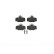 Brake Pad Set, disc brake P 56 024 Brembo, Thumbnail 3