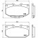 Brake Pad Set, disc brake P 56 025 Brembo, Thumbnail 2