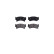 Brake Pad Set, disc brake P 56 026 Brembo, Thumbnail 3