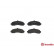 Brake Pad Set, disc brake P 56 031 Brembo, Thumbnail 2