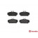 Brake Pad Set, disc brake P 56 036 Brembo, Thumbnail 2