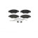 Brake Pad Set, disc brake P 56 038 Brembo, Thumbnail 3