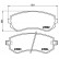 Brake Pad Set, disc brake P 56 039 Brembo, Thumbnail 2