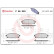 Brake Pad Set, disc brake P 56 040 Brembo, Thumbnail 3