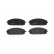 Brake Pad Set, disc brake P 56 041 Brembo