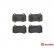 Brake Pad Set, disc brake P 56 047 Brembo, Thumbnail 3