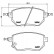 Brake Pad Set, disc brake P 56 051 Brembo, Thumbnail 2