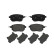Brake Pad Set, disc brake P 56 051 Brembo, Thumbnail 3