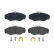 Brake Pad Set, disc brake P 56 061 Brembo, Thumbnail 3