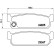 Brake Pad Set, disc brake P 56 067 Brembo, Thumbnail 2