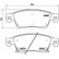 Brake Pad Set, disc brake P 56 080 Brembo, Thumbnail 3