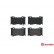 Brake Pad Set, disc brake P 56 089 Brembo, Thumbnail 2