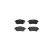 Brake Pad Set, disc brake P 56 098 Brembo, Thumbnail 3
