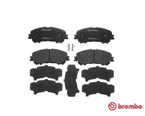Brake Pad Set, disc brake P 56 099 Brembo, Image 2