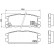 Brake Pad Set, disc brake P 59 021 Brembo, Thumbnail 2