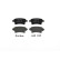 Brake Pad Set, disc brake P 59 040 Brembo, Thumbnail 3