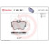 Brake Pad Set, disc brake P 59 041 Brembo, Thumbnail 3