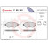 Brake Pad Set, disc brake P 59 053 Brembo, Thumbnail 3