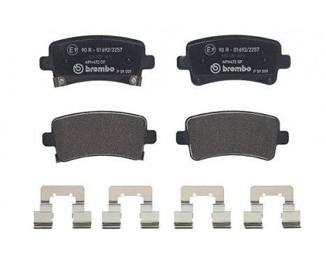 Brake Pad Set, disc brake P 59 059 Brembo, Image 2