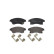 Brake Pad Set, disc brake P 59 076 Brembo, Thumbnail 3