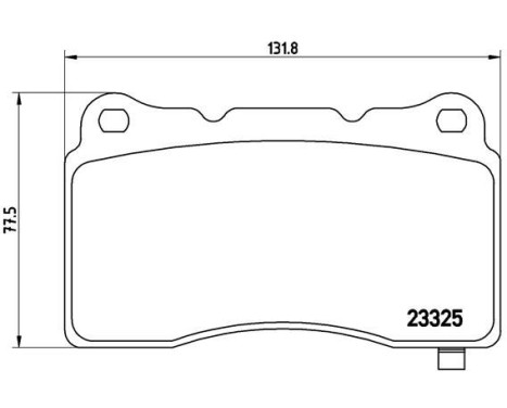 Brake Pad Set, disc brake P 59 079 Brembo, Image 2