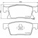 Brake Pad Set, disc brake P 59 091 Brembo, Thumbnail 2