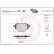 Brake pad set, disc brake P 59 100 Brembo, Thumbnail 4