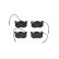 Brake Pad Set, disc brake P 61 029 Brembo, Thumbnail 3