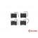 Brake Pad Set, disc brake P 61 034 Brembo, Thumbnail 3