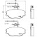 Brake Pad Set, disc brake P 61 043 Brembo, Thumbnail 3