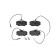 Brake Pad Set, disc brake P 61 050 Brembo, Thumbnail 3