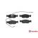 Brake Pad Set, disc brake P 61 054 Brembo, Thumbnail 2