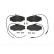 Brake Pad Set, disc brake P 61 057 Brembo, Thumbnail 3