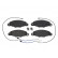 Brake Pad Set, disc brake P 61 061 Brembo