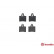 Brake Pad Set, disc brake P 61 062 Brembo, Thumbnail 2