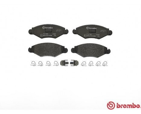Brake Pad Set, disc brake P 61 063 Brembo, Image 2